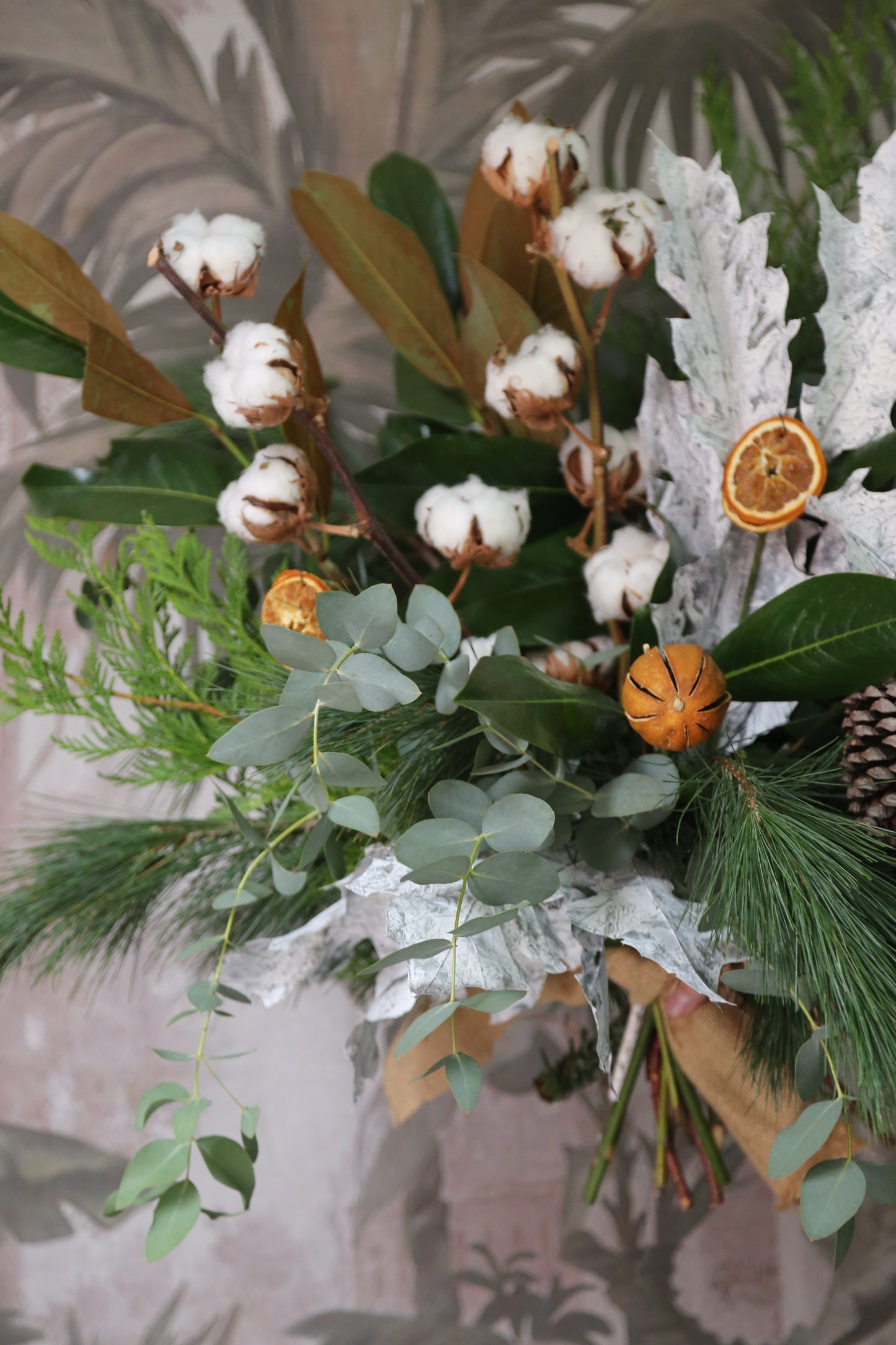 RAMO NAVIDEÑO TONOS BLANCOS