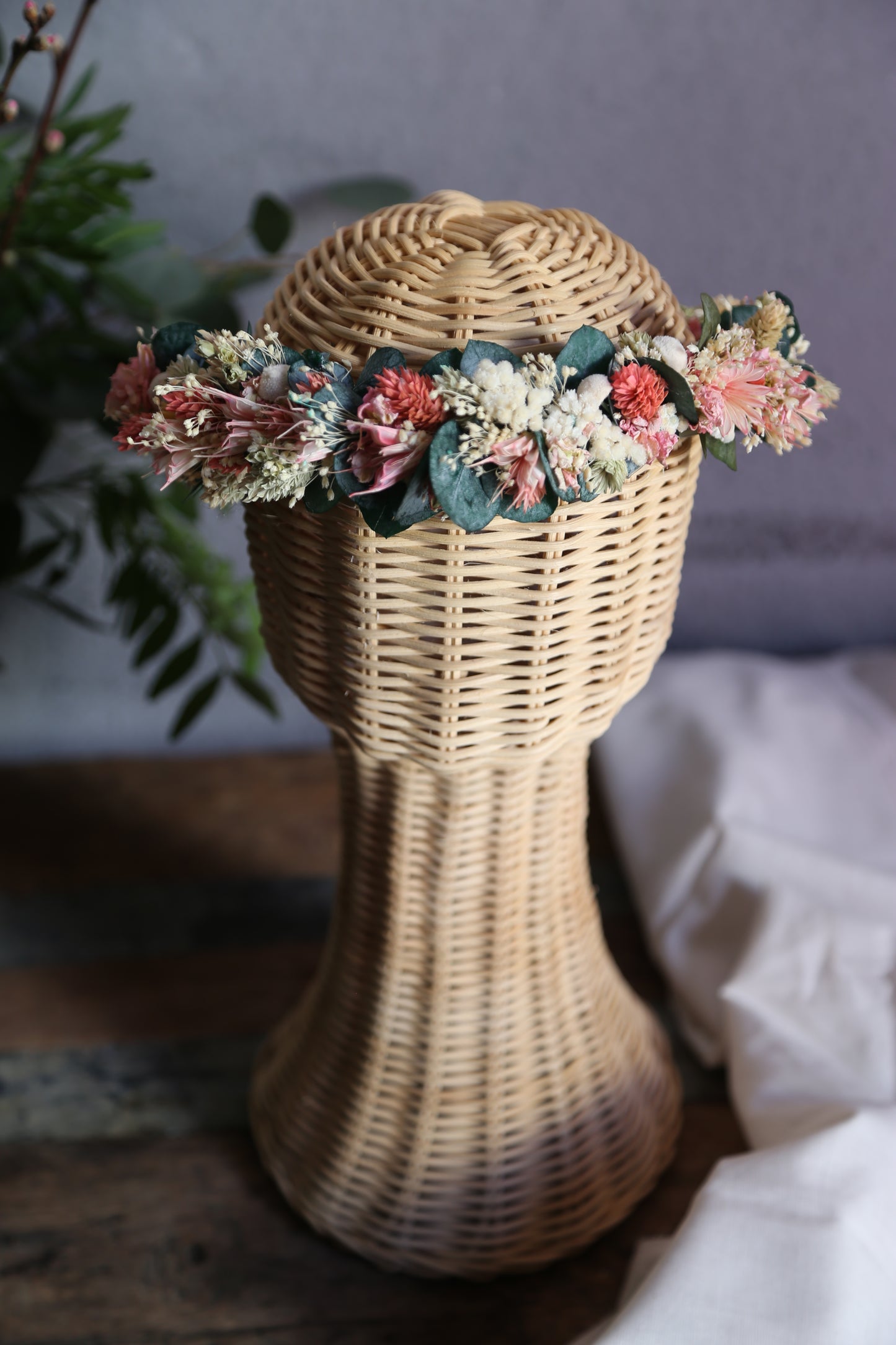 CORONA FLORES ESTILO CLÁSICO